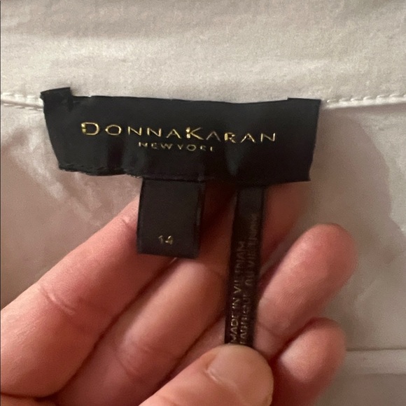 Donna Karan White Shirt Dress - Picture 2 of 6